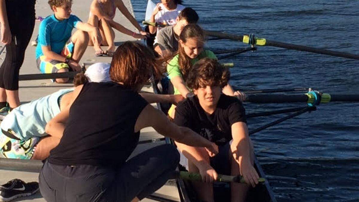 The St. Stephen's Episcopal School Falcons have formed a crew team of middle- and upper-school students. 
 PHOTO PROVIDED