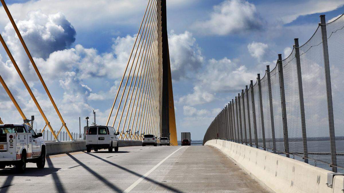 A Sarasota man was arrested for allegedly driving 140 miles per hour on the Sunshine Skyway Bridge in Pinellas County, according to Florida Highway Patrol.