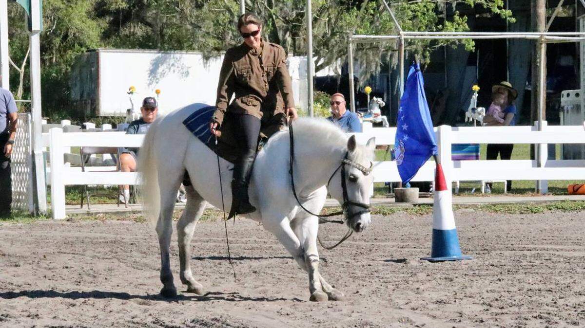 3/4/2021--Herrmann’s Royal Lipizzan Stallions, 32755 Singletary Road, Myakka City, is presenting performances Thursdays, Fridays and Saturdays through April.