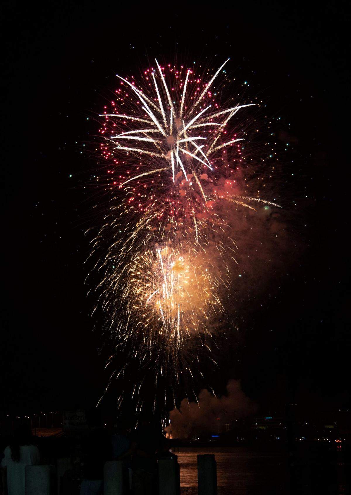 Fireworks will be visible from both sides of the Manatee River on Friday, July 4, 2025 as Bradenton and Palmetto celebrate Independence Day with simultaneous festivals.