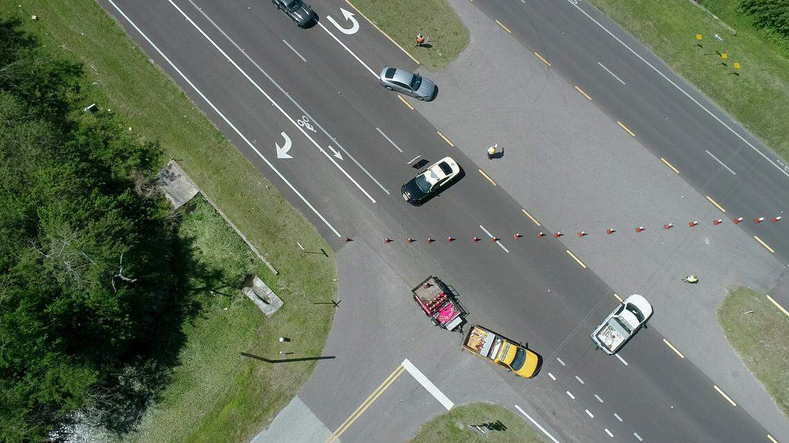 04/03/21--A new expanded emergency evacuation order was sent out to an area around Piney Point, the former phosphate mine. A gypsum stack filled with contaminated water is in imminent danger of failing. A road block is now at Chapman Road and U.S. 41.