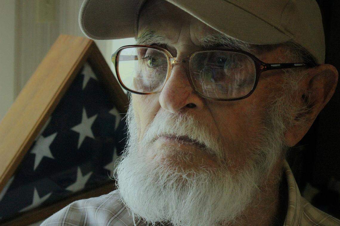 6/5/2014--Bill O’Brien worked in his last years to finish a manuscript on his combat experiences during World War II. The book, “Life of Dogface WWII Combat Infantryman,” was published in 2019.