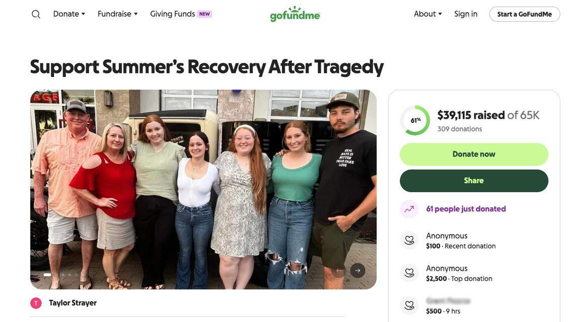 View of GoFundMe | The #1 Crowdfunding and Fundraising Platform