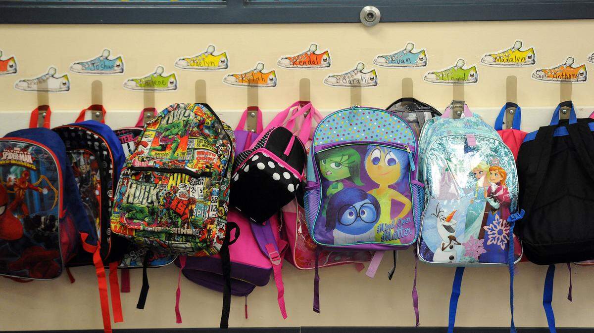 Backpacks hang on pegs at Blackburn Elementary School in Palmetto on the first day of school in this 2015 Bradenton Herald file photo.