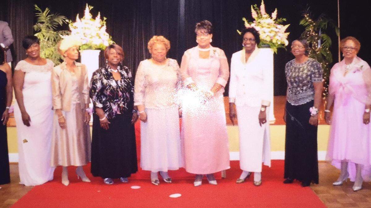 The Royal Sara-Mana club was organized in 1954 in Bradenton by a group of 17 young professional women with mutual or similar interests working either in Sarasota or Manatee Counties. The mission of the club is to give service to the community with direct attention focused on assisting young ladies, who are high school juniors, seniors and college freshmen, in furthering their education beyond high school by means of scholarships. With this in mind, the Debutante Cotillion was implemented in 1966 has been in existence for 50 years. The Club just completed its 50th annual Debutante Cotillion on April 9, 2016 at the Renaissance on Ninth. Club members pictured, from left, Sharon Martin, Dr. Patricia Grimsley, Francheska Dixon, Angela Hodges Lindsey, Lorine Brown, Jacquelyn Houston, Jeanette Kelly, Karyn Washington, Celestine Campbell, Rosa Dennis, Jaqueline T. Lewis, Kathryn H. Jones and Dr. Mary Tillis. PROVIDED PHOTO