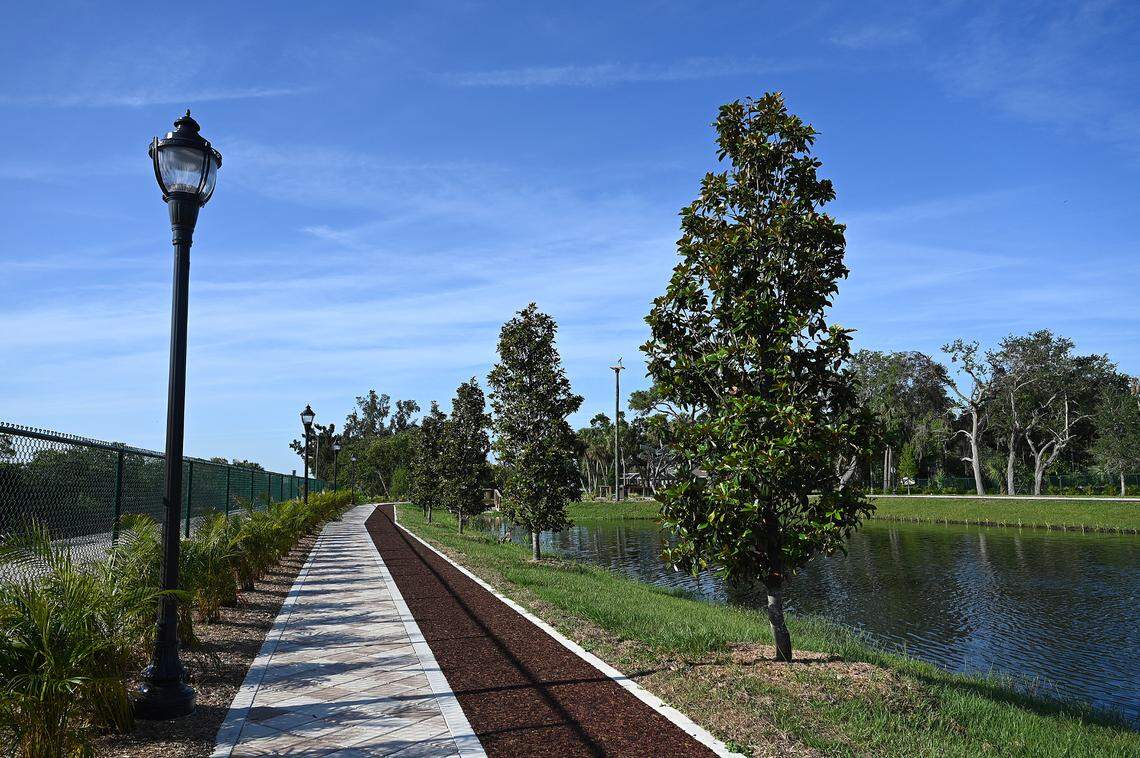 The new Connor Park in Palmetto is officially open. The land was a brownfield remediation, and now provides filtering of runoff water in the area.
