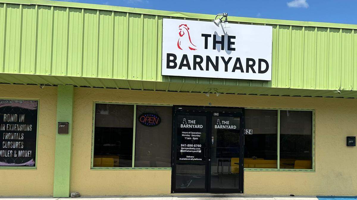 The Barnyard restaurant recently moved into new space at 624 Martin Luther King Ave. W., Bradenton.