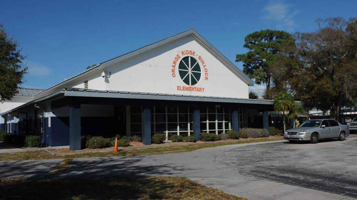 Orange Ridge-Bullock Elementary School, 400 30th Ave. W. in Bradenton. 
 GRANT JEFFERIES/Bradenton Herald