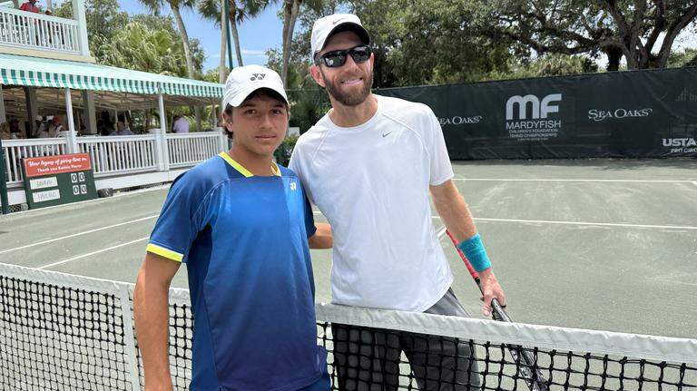 Bradenton’s Davidov falls in historic tennis match at Fish Futures tournament