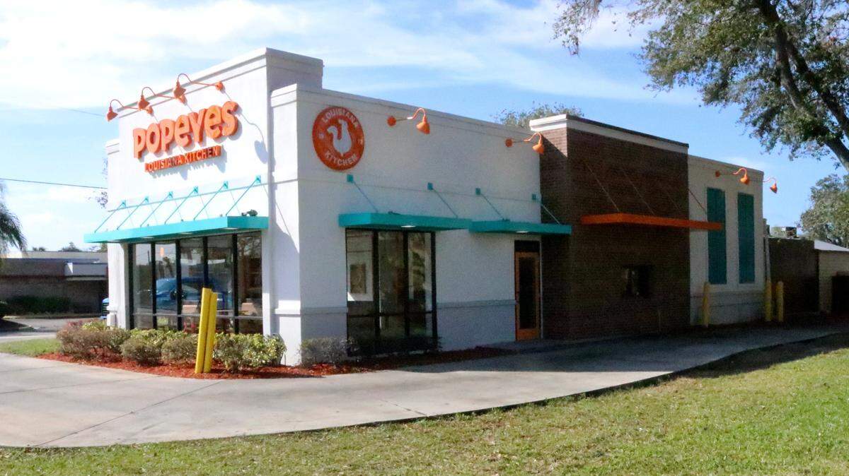 The first Popeye’s Restaurant to open in the Bradenton area at 3390 First Street, is shown above Jan. 24, 2023.