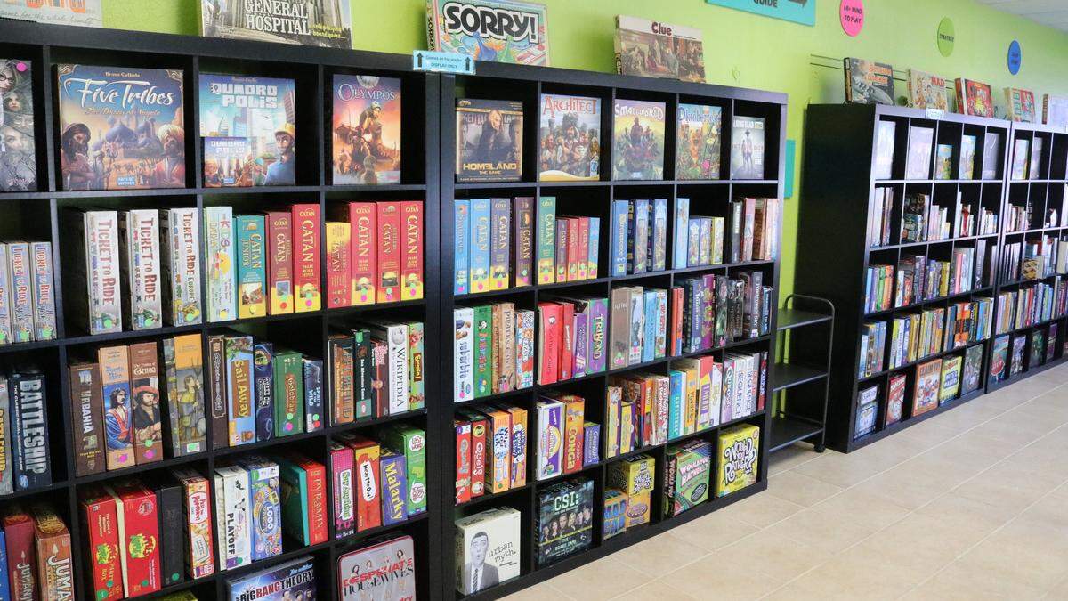 Table Talk SRQ, the area’s first game board cafe, at 3999 Cortez Road W., is stocked with more than 450 games.