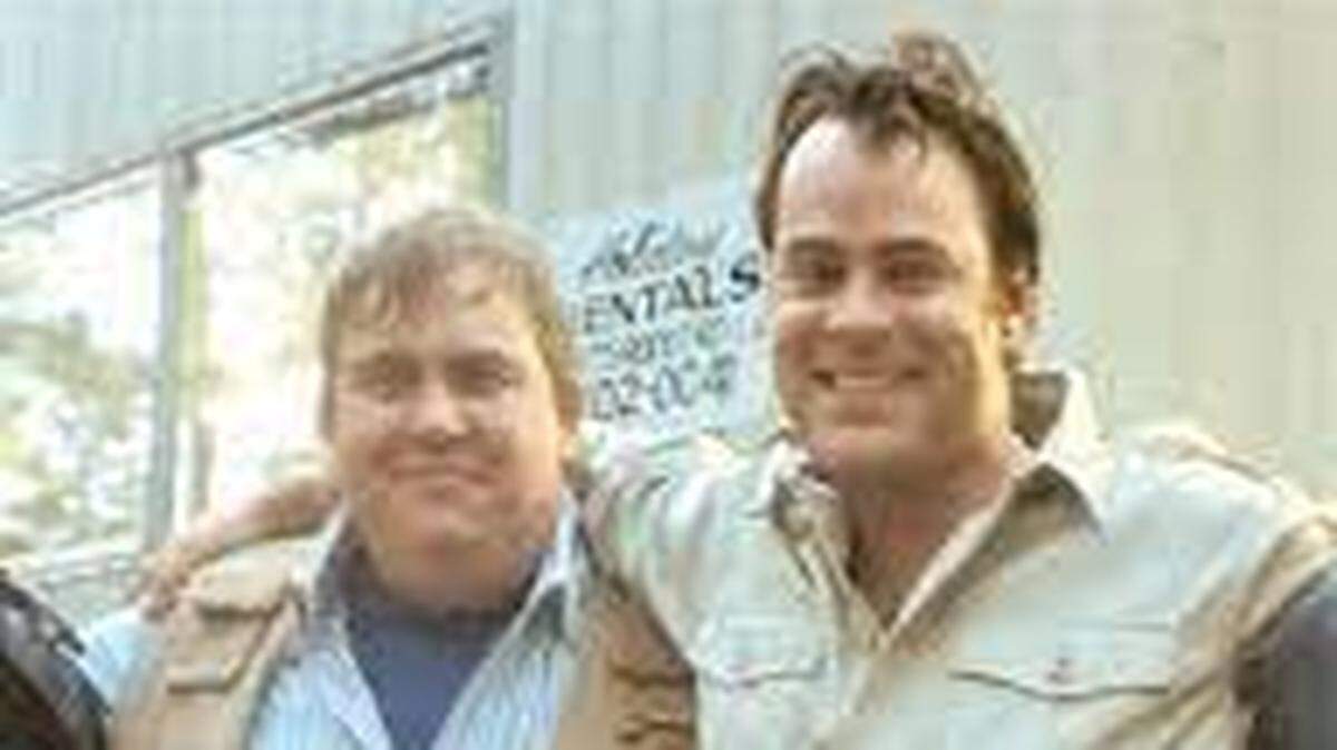 John Candy, left, and Dan Aykroyd in “The Great Outdoors.”