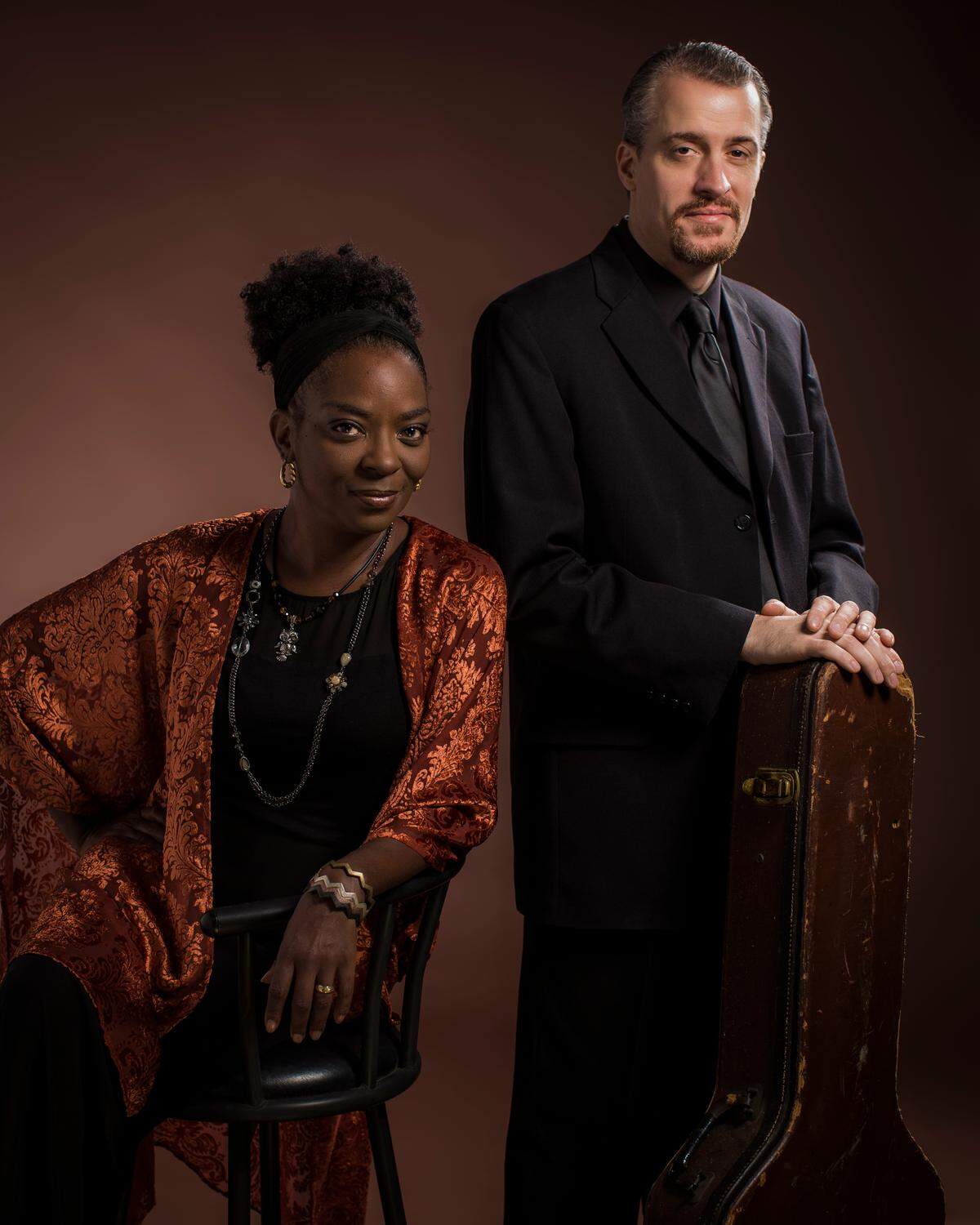 Missy Andersen and her accompanist and husband Heine Andersen will bring rhythm-fueled blues to Fogartyville Community Media and Arts Center this Friday.