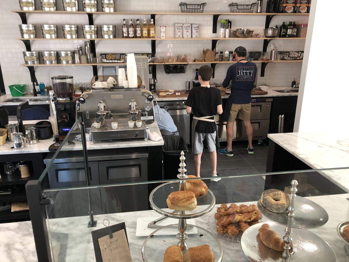 Business has been brisk at the North Shore Cafe, which recently opened at 304 Pine Ave., Anna Maria. The business is owned by Nathan and Colleen Geller.