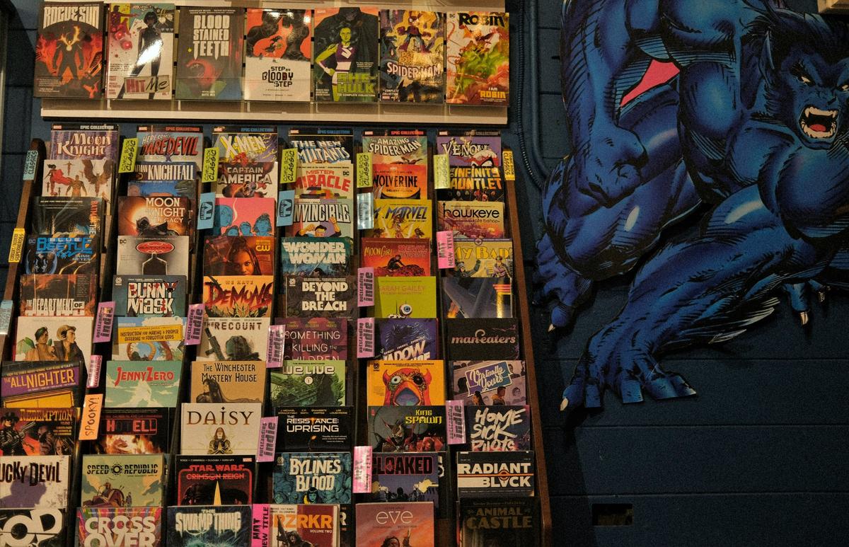 Superheroes still hold their own in the comic book world. At Bat City City Comic Professionals in Bradenton, classic heroes are shelved alongside new and interesting characters from independent publishers.