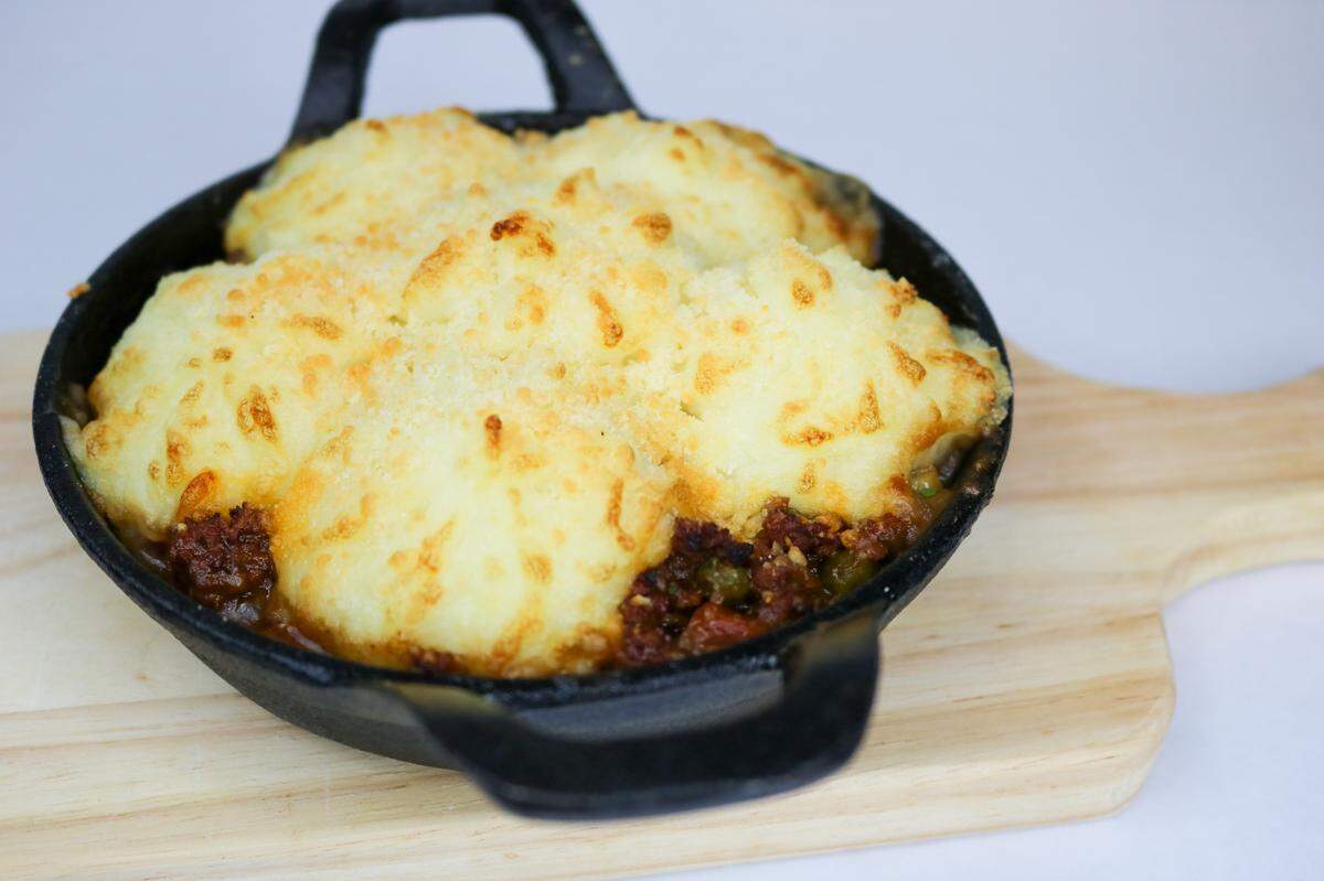 McGrath’s Irish Ale House opened in November at 8110 Lakewood Ranch Main Street. Shown above is one of the house specialties, shepherd’s pie.