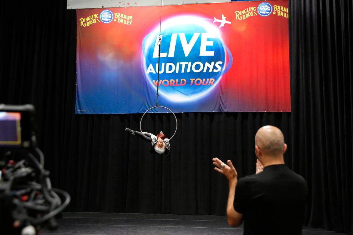 An audition in Las Vegas for The Greatest Show On Earth is among those taking place in several countries including Ethiopia, France, Mongolia, Argentina and the United States. 