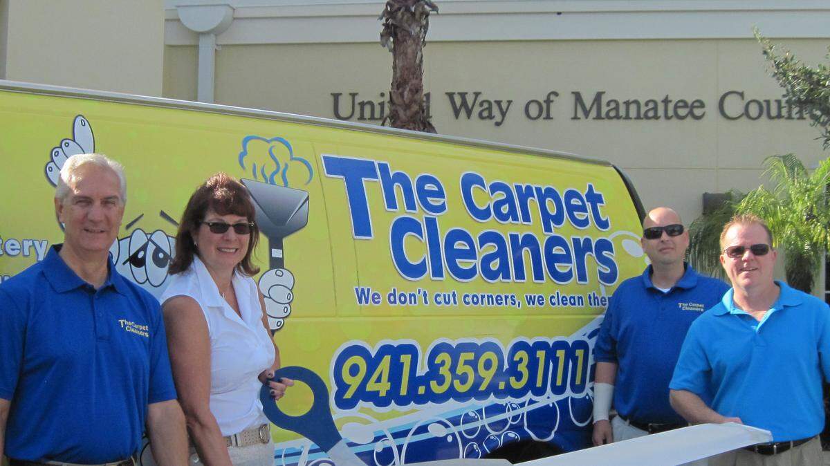 A ribbon cutting was held for The Carpet Cleaners, 11523 Palmbrush Trail, #375, Lakewood Ranch. The company provides carpet, upholstery, tile and grout cleaning for residential and commercial clients. For more information, call 941-359-3111 or thecarpetcleaners.biz. 
 Photo courtesy of Manatee Chamber of Commerce.Do you have a ribbon cutting you'd like to submit? Send them to Angie Monroe at amonroe@bradenton.com.