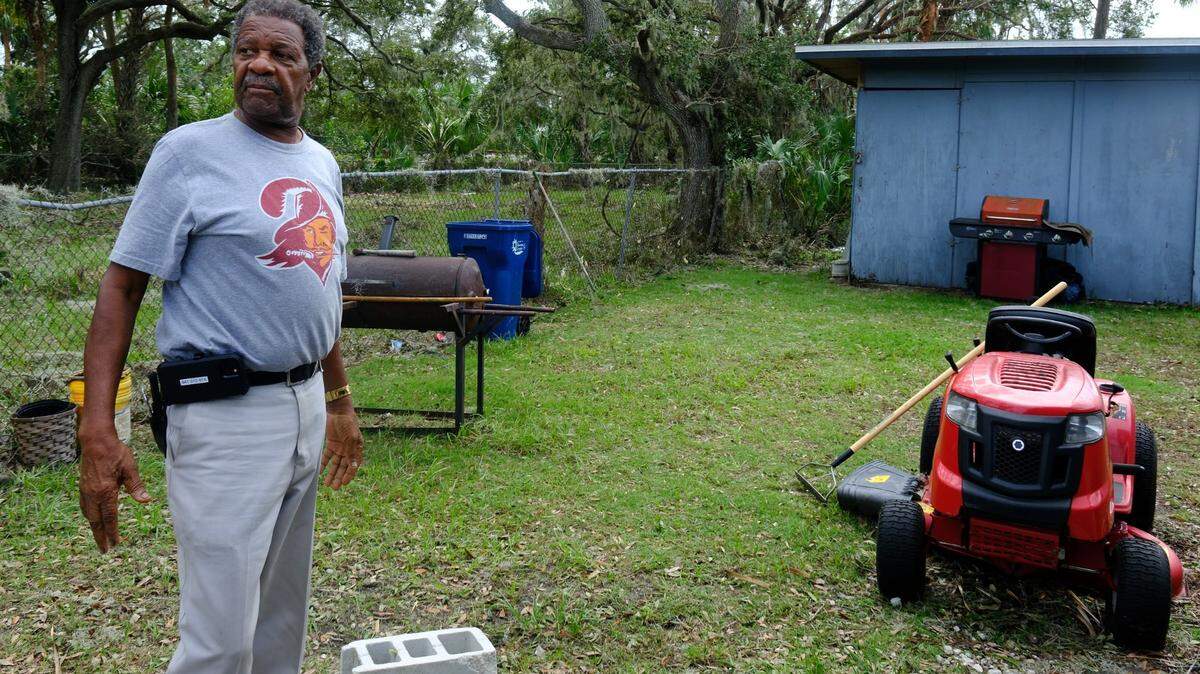 Webster Hayes says his home in Rubonia is in a state of “total destruction” after two hurricanes. Hurricane Helene flooded it with 4 feet of water and Hurricane Milton stripped away part of the roof.