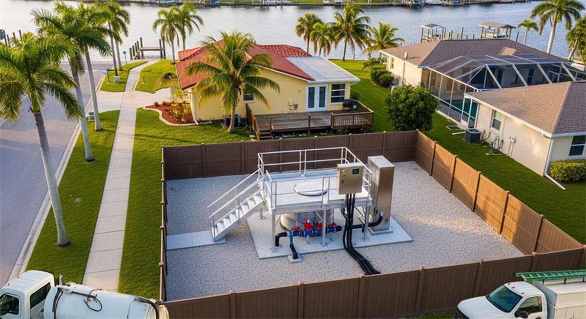 Rendering of a temporary lift station to replace a failing one in use since the 1950’s according to the City of Bradenton website.