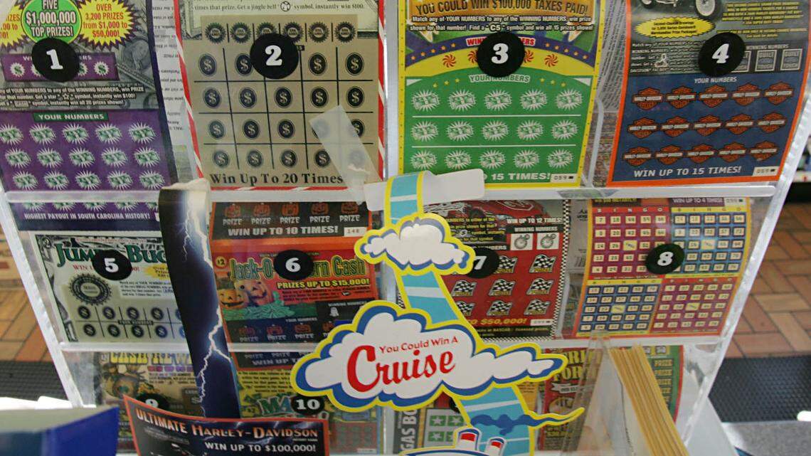 A Stanly County man followed his hunch and bought a $30 scratch off ticket, which won him $100,000, according to North Carolina lottery officials. (AP Photo/Mary Ann Chastain)