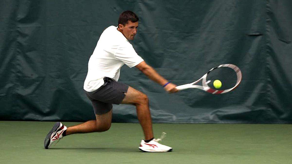 Special Olympics tennis competitor Ryan Smith