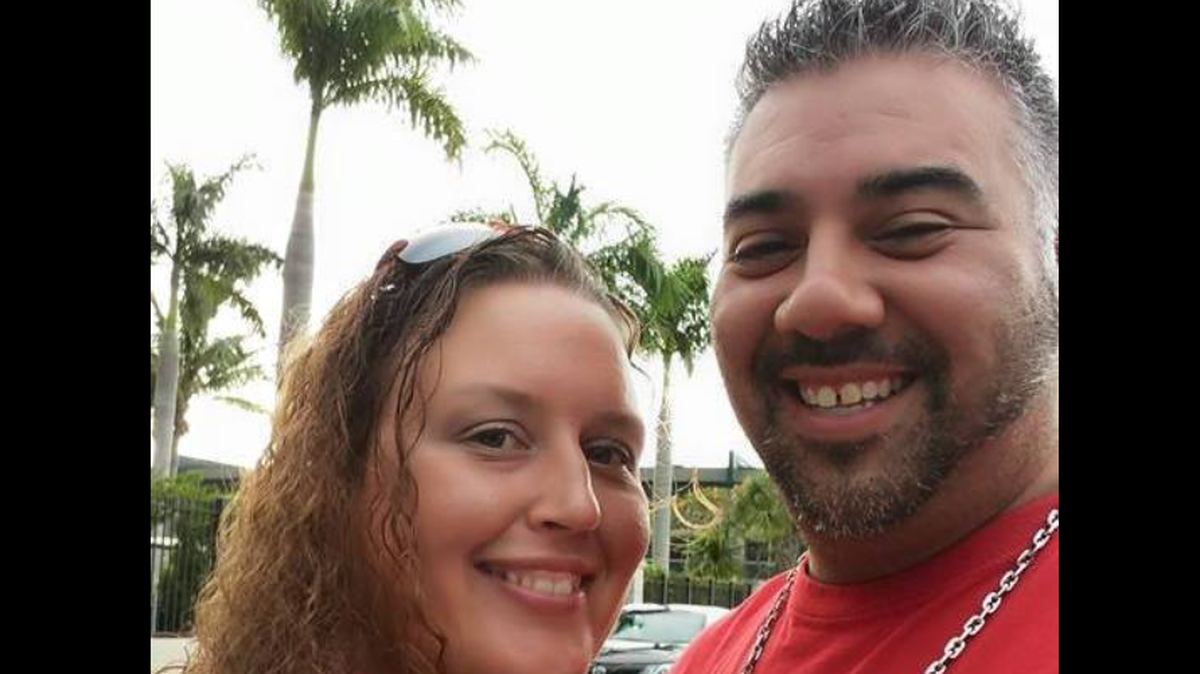 Megan and Michael Silvestri pose in a photo posted to Facebook in 2015. Michael Silvestri, a mail carrier, was killed Monday in a vehicle accident while on his route.
