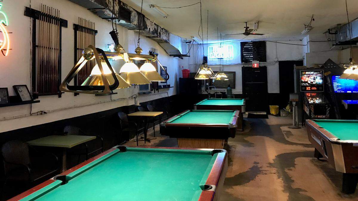 The owners of Council’s, located across the street from the Manatee County Historic Courthouse at 536 12th St. W., have the hamburger restaurant and pool hall on the market.