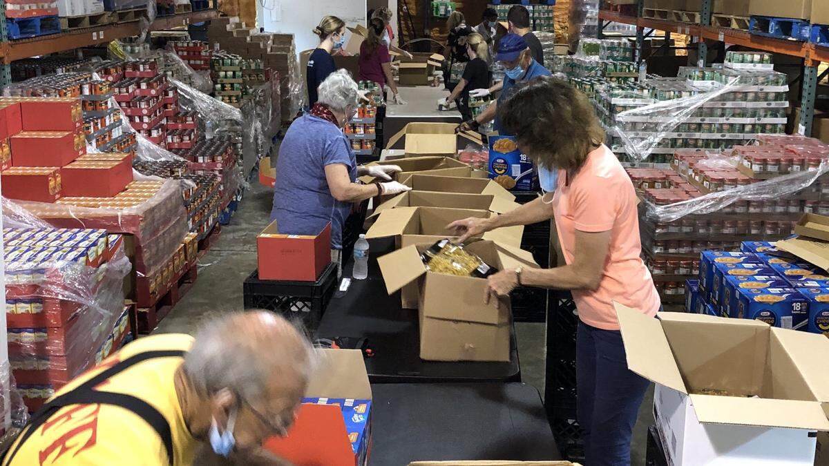 Meals on Wheels PLUS of Manatee volunteers worked hard to keep up with the demand for food among the many Manatee County residents who lost their jobs during the pandemic