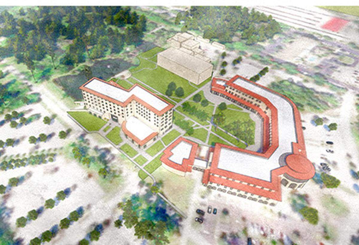 The first student housing, shown at left, is coming to the University of South Florida Sarasota-Manatee campus, beginning the transformation of what until now has been a commuter campus.