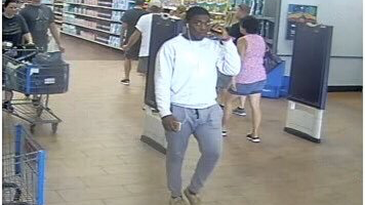 North Port Police asked followers on Twitter to put on their “sleuthing hats” to find a man wearing a light-colored long-sleeve shirt, gray pants and tan shoes. He is believed to have stolen from the Walmart at 17000 Tamiami Trail in North Port around 1 p.m. Saturday.