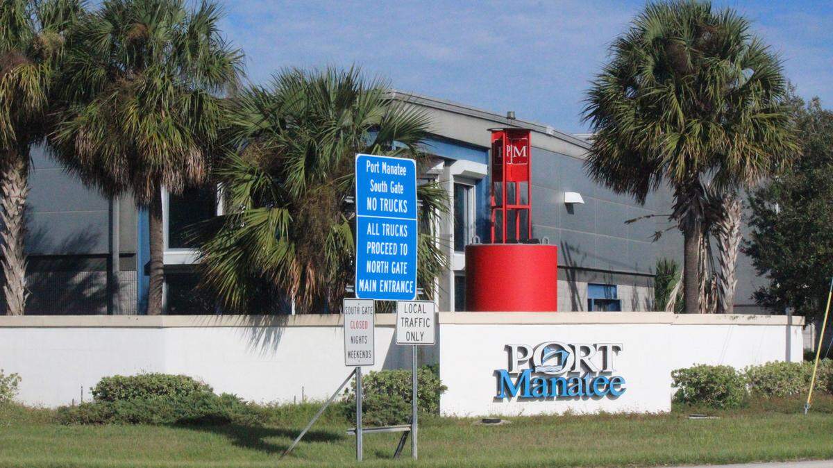 Tenants at the Port Manatee Commerce Center at 2300 South Dock Street include Del Monte, Kinder Morgan, Martin Marietta, Trans Montaigne and Air Products & Chemicals, Inc.