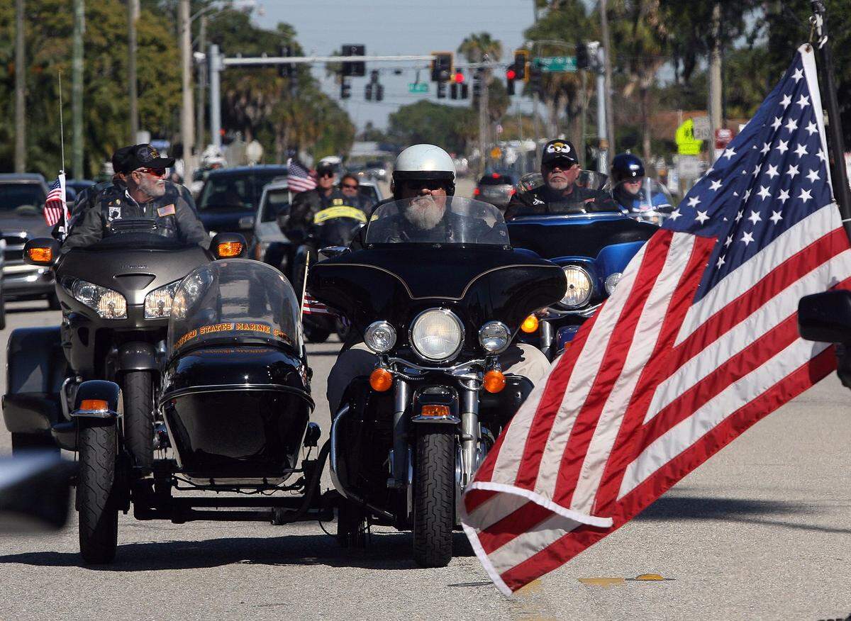 Veterans on motorcycles is often a feature of Veterans Day parades in Manatee County. The 2018 Veterans Day ceremony, parade and festival in Palmetto begins 11 a.m. Sunday, Nov. 11.