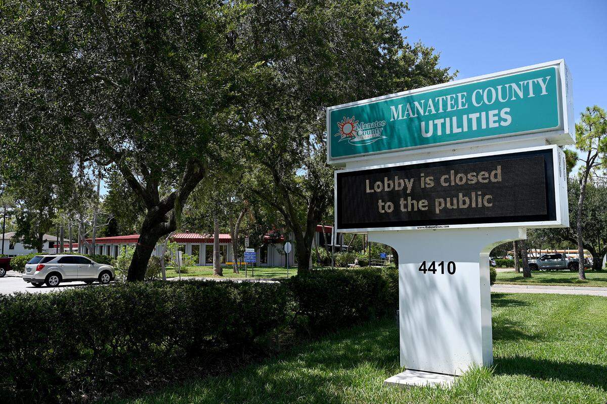 The Manatee County Utilities Administration building at 4410 66th Street West where plans have been discussed to build a Veteran’s Village.