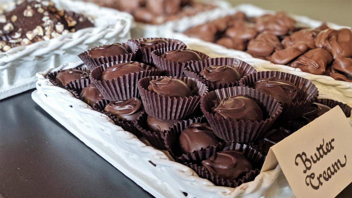 Butter cream chocolate candies are another popular seller at Richey’s Chocolates in Bradenton.