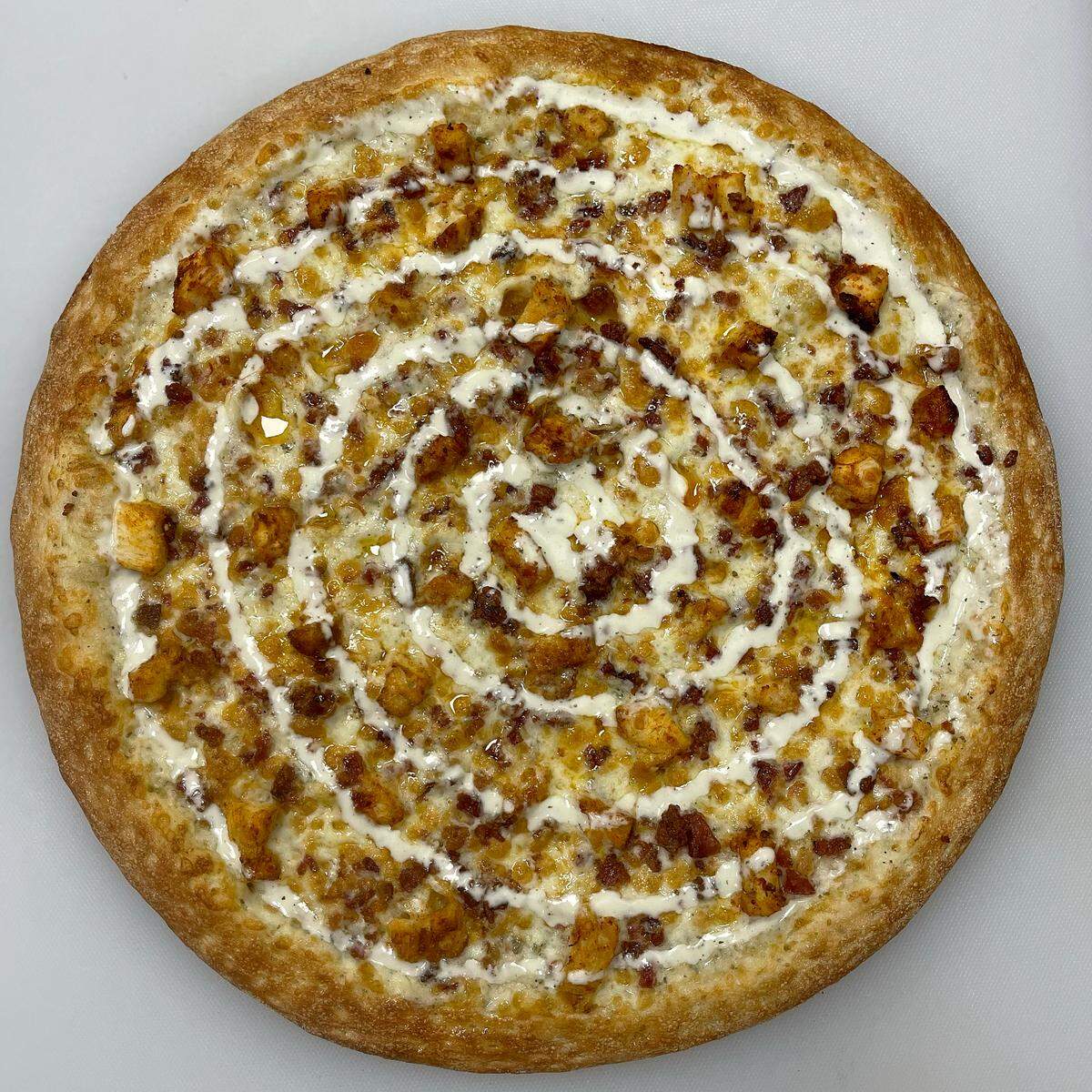 Chicken bacon ranch pizza at Stoner’s Pizza Joint at 3985 Cortez Road West in Bradenton.