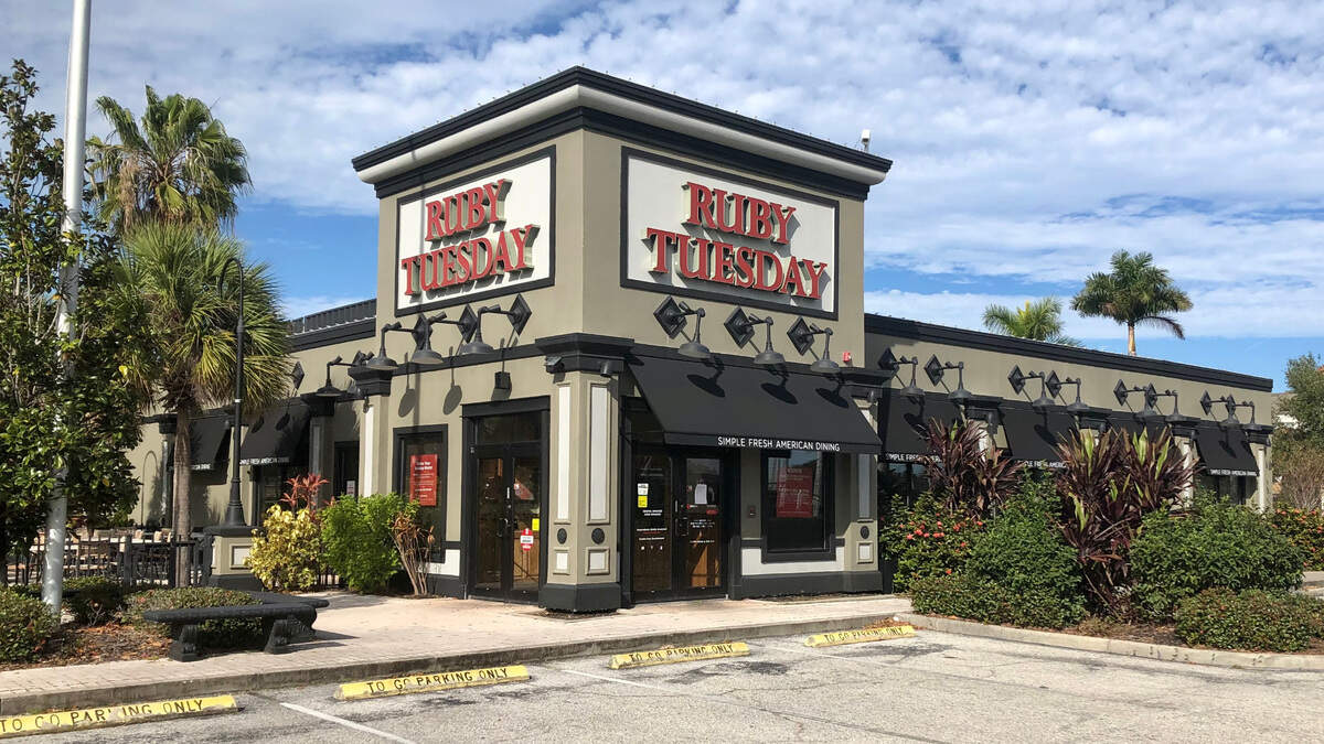 1/15/2021--The Ruby Tuesday restaurant at 8306 Tourist Center Drive has closed. The Ruby Tuesday in Ellenton remains open.