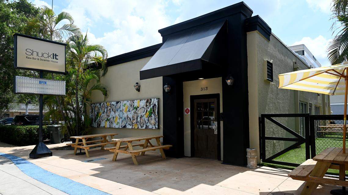 The exterior of Shuck It on Main Street in downtown Bradenton on May 28, 2025.