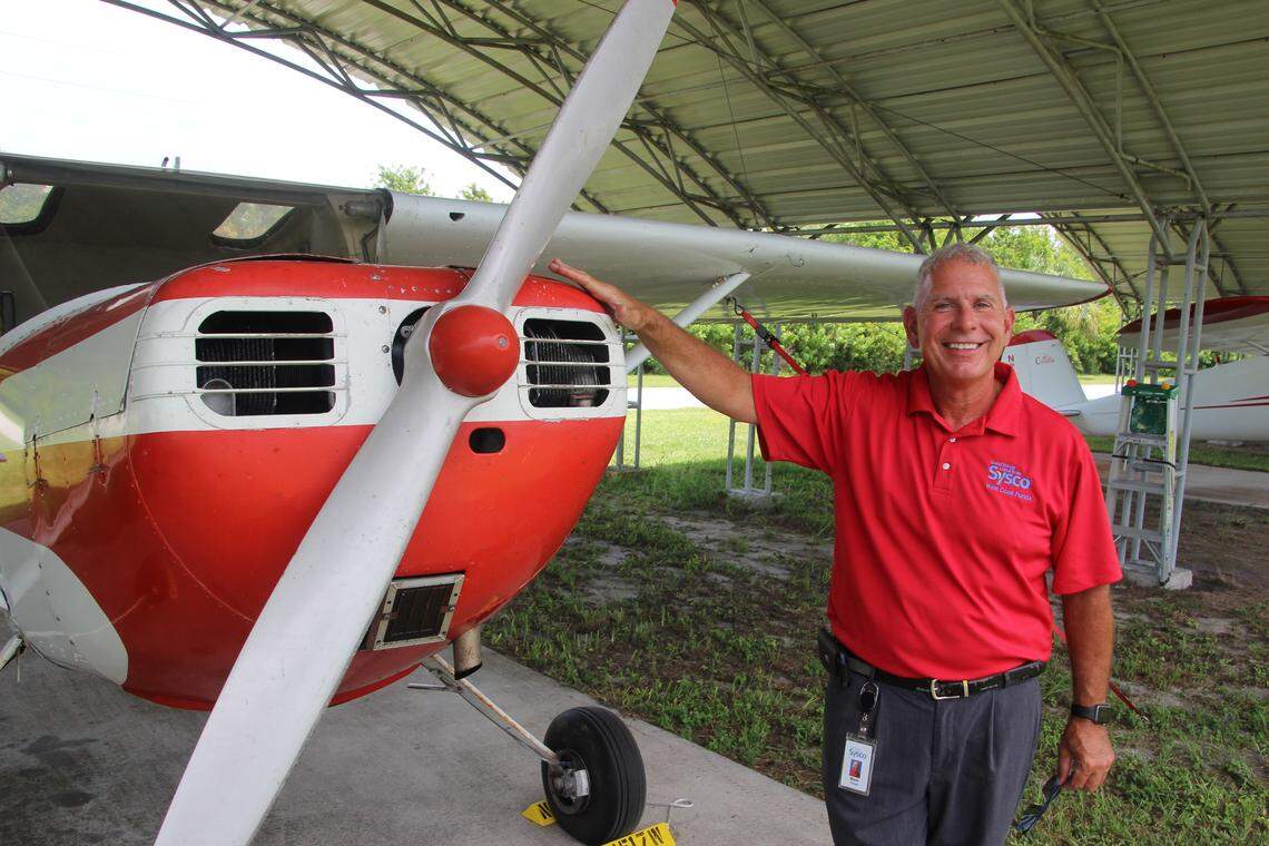 Mark Penell, who recently moved to Bradenton from Syracuse, N.Y., is a big fan of Airport Manatee, its grass runway, convenient hangars, and helpful staff.