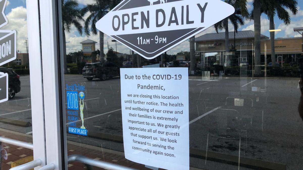 Dickey’s Barbecue Pit, 4406 53rd Ave. E., has closed its doors during the COVID-19 pandemic. The restaurant opened in 2016.