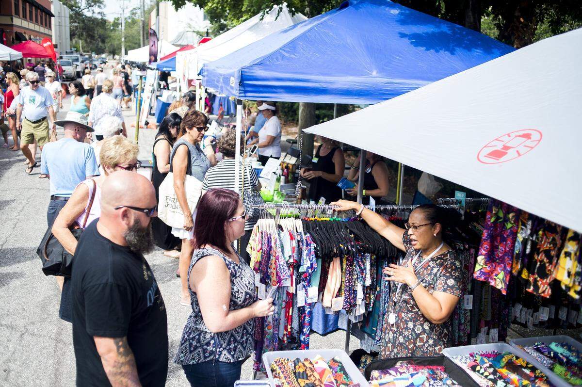 There’s lots to see, hear and taste at the Bradenton Farmers Market, which runs every Saturday, starting Oct. 3, through May on Old Main Street in downtown Bradenton. This year there will be more spacing, face masks and a code of conduct to help keep patrons and vendors safe from COVID-19.