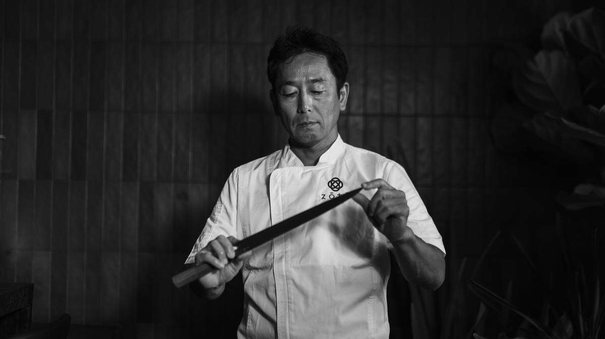 Chef Atsushi Okawara is in charge of cooking at Yūgen, a new chef’s counter dining concept planned to open Feb. 11, 2026 in the University Town Center.