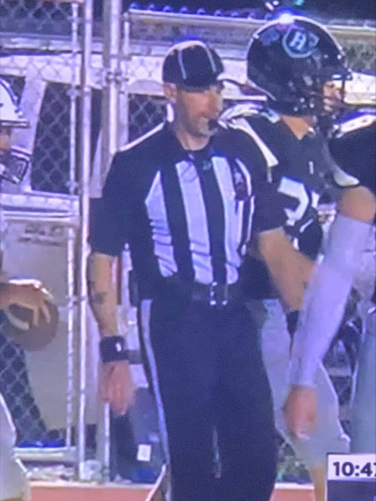 Tom McDougal is comfortable as a hospital CEO or as an official on a high school football field.