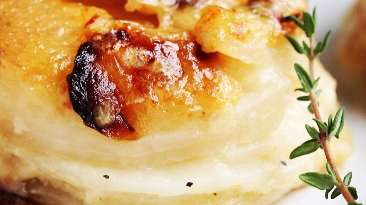 Scalloped Potatoes with Cider Cream. (Patricia Beck/Detroit Free Press/TNS)