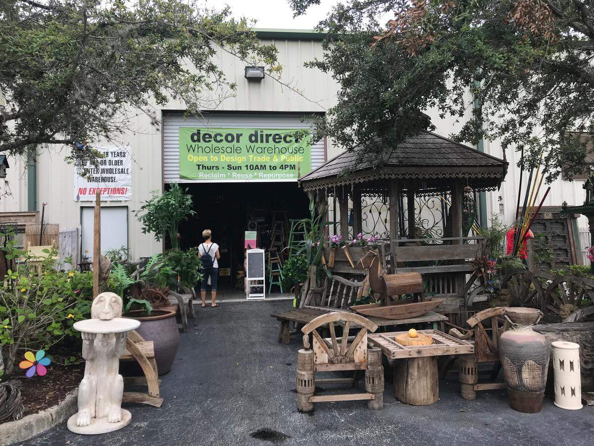 Decor Direct Wholesale Warehouse is packed with antiques, collectibles, art and more at 2333 Whitfield Park Loop in southern Manatee County.