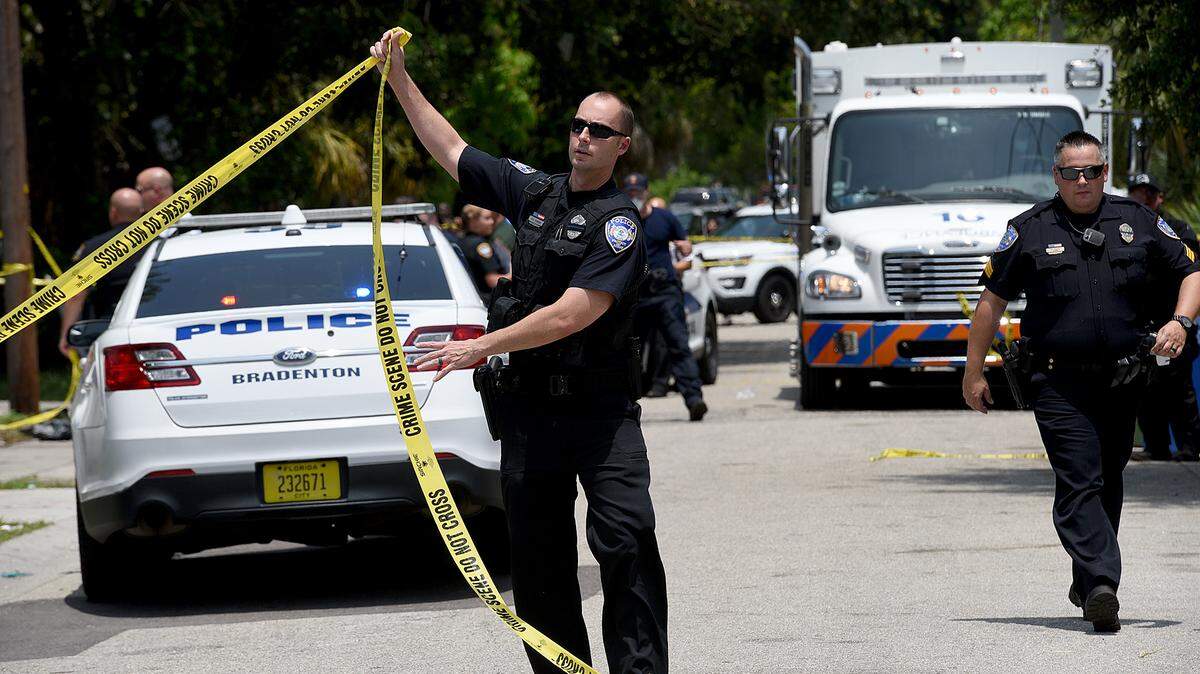 Two victims have been hospitalized following a shooting in the 600 block of 12th Ave. W. in Bradenton, according to Bradenton Police Department.