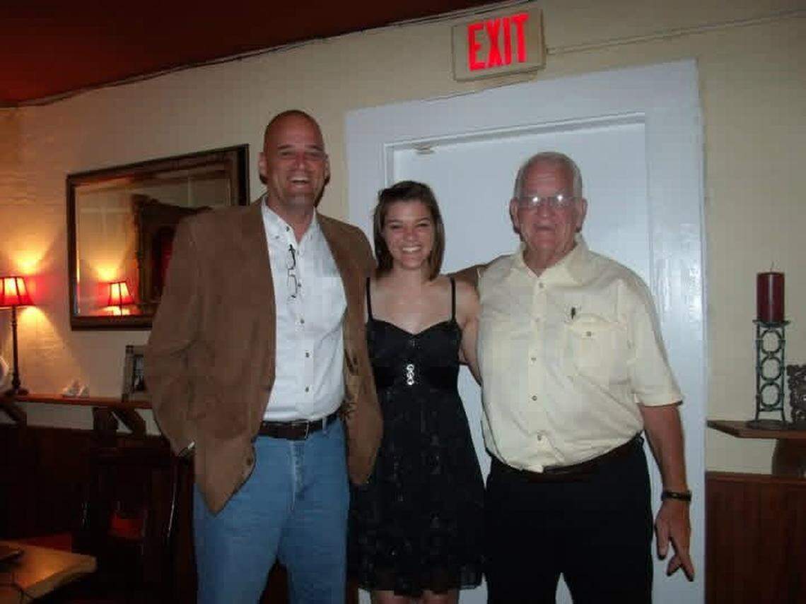 Jeff Burton, Lindsey Burton Ardmore, Ken Burton Sr.