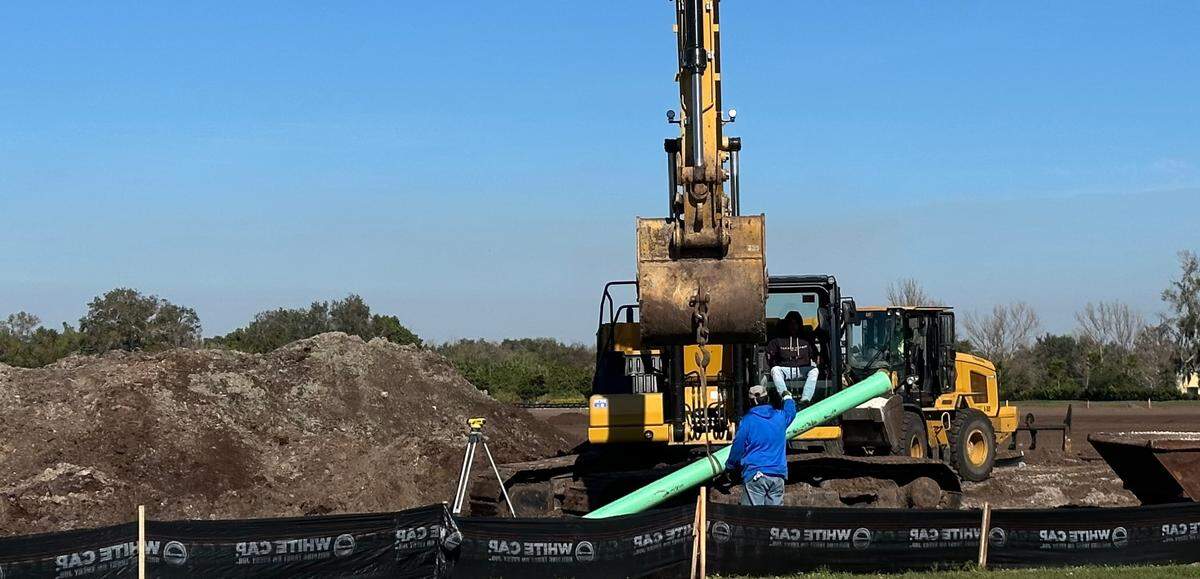 Site work was underway Tuesday, Jan. 30, 2024, at 725 Lighthouse Drive, Heritage Harbour, next to a Costco store, for a planned Target store. The new Bradenton Target would be the third in Manatee County.