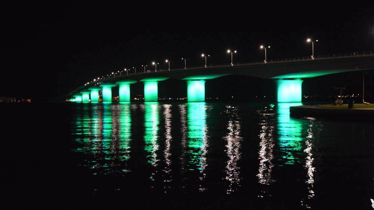 The Ringling Bridge in Sarasota will be lighted in rainbow colors to commemorate Pride month. (Norm Schimmel via City of Sarasota)