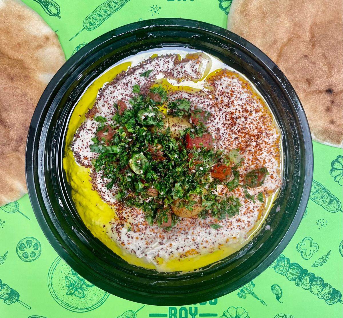 The hummus is made fresh daily at Hummus Bay, 7307 52nd Place E., Bradenton. The restaurant serves authentic Middle Eastern bowls, wraps and grilled items.